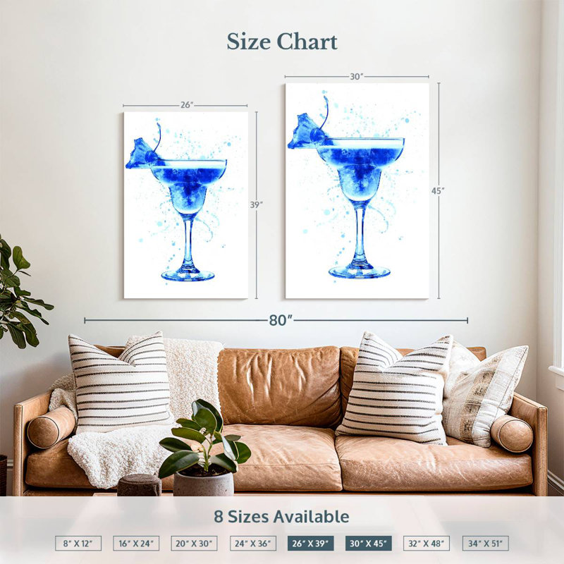 Verre à cocktail Yarlin, H 39 po x l 26 po