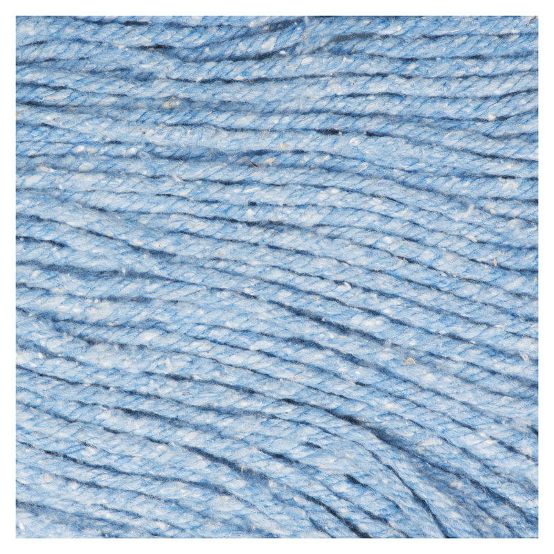 Large Blue Cotton Synthetic Wet Mop Head