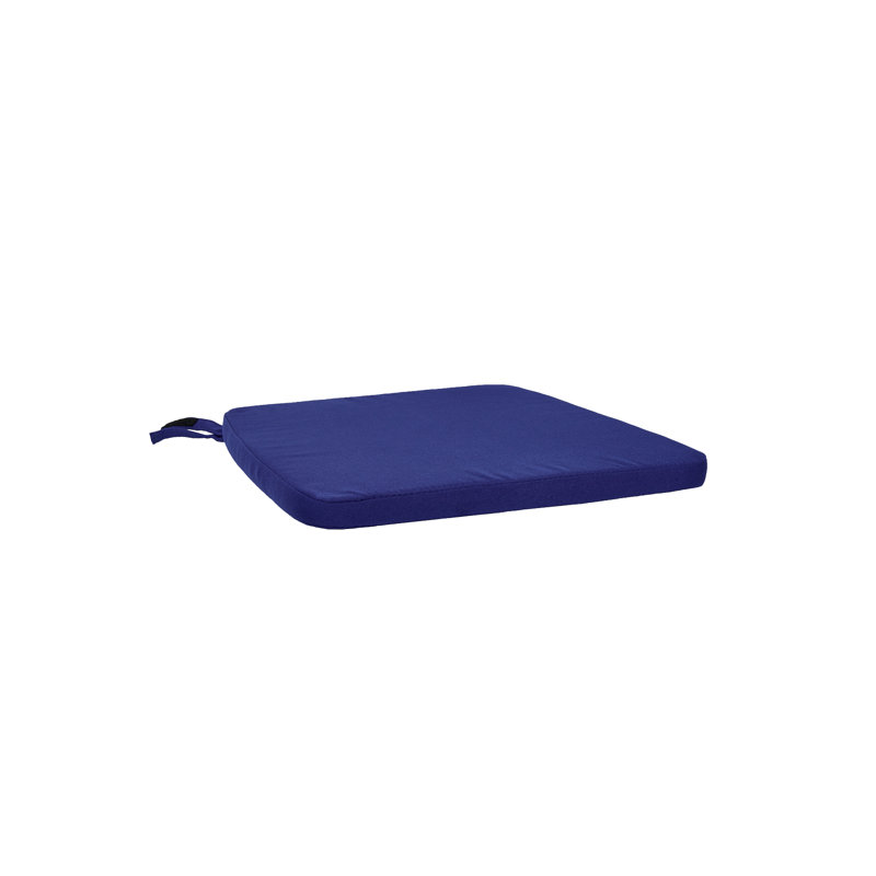 Coussin de siège pour chaises, fauteuils et tabourets BFM Maui, Bleu, 16" W x 18.5" D