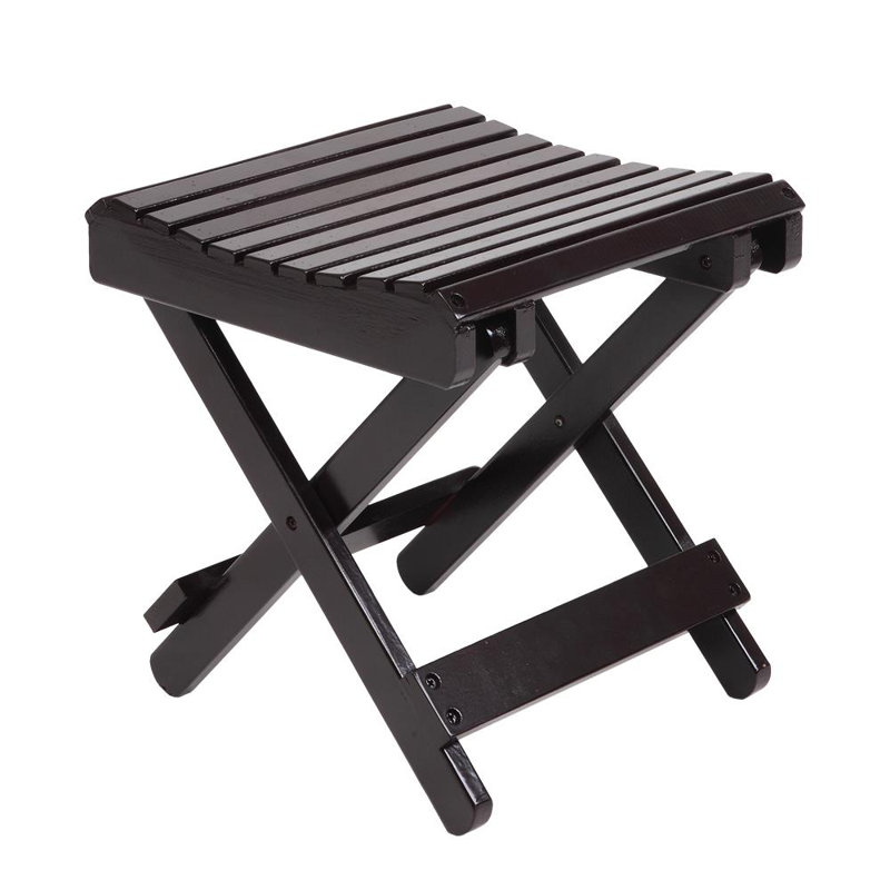 Tabouret d'appoint en bois massif Orear, Brun