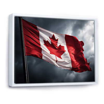 Canada Canada Pride II - reproduction de cadre flottant sur toile