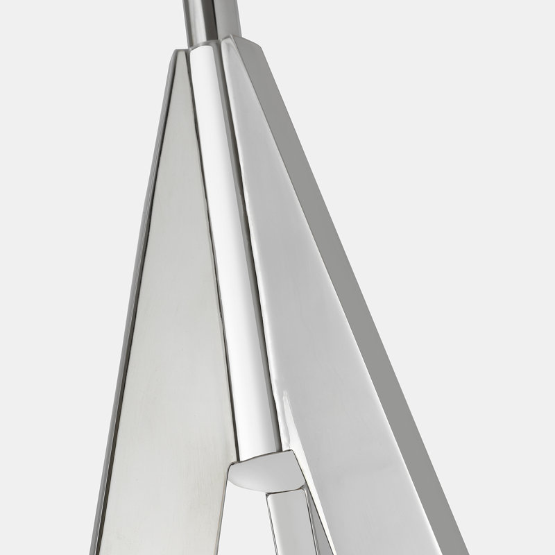 Barbara Barry Divina 20" Pendant with Alabaster, Polished Nickel