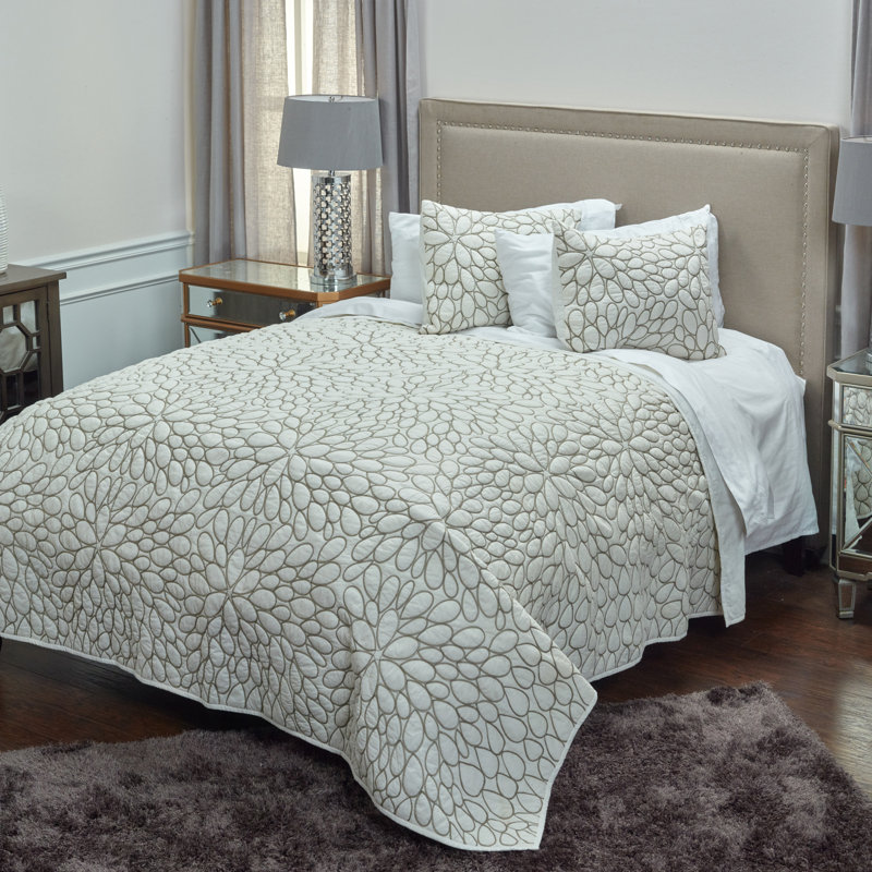 Cotton Floral Sham Set, Standard