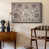 Toile avec cadre flottant noir