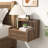 Floating Nightstand With Decorative Embossed Pattern-1257718116