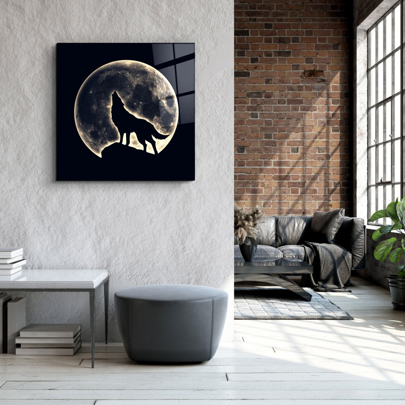 Stunning Decorative Tempered Glass Painting, 19.7 x 19.7 Inches | 100% Tempered Glass, Thickness: 0.16 Inches | UV Printing for Vibrant Colors | Perfect for Home Décor, Living Room or Office Wall Art