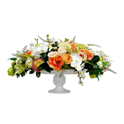 MÉLANGER FLORAL DANS UN COMPOTIER