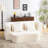 Queen Size High - Density Foam Folding With 4 Pillows, Futon, Modern White Design For Living Room And Bedroom, No Assembly Required Mattress-8201541