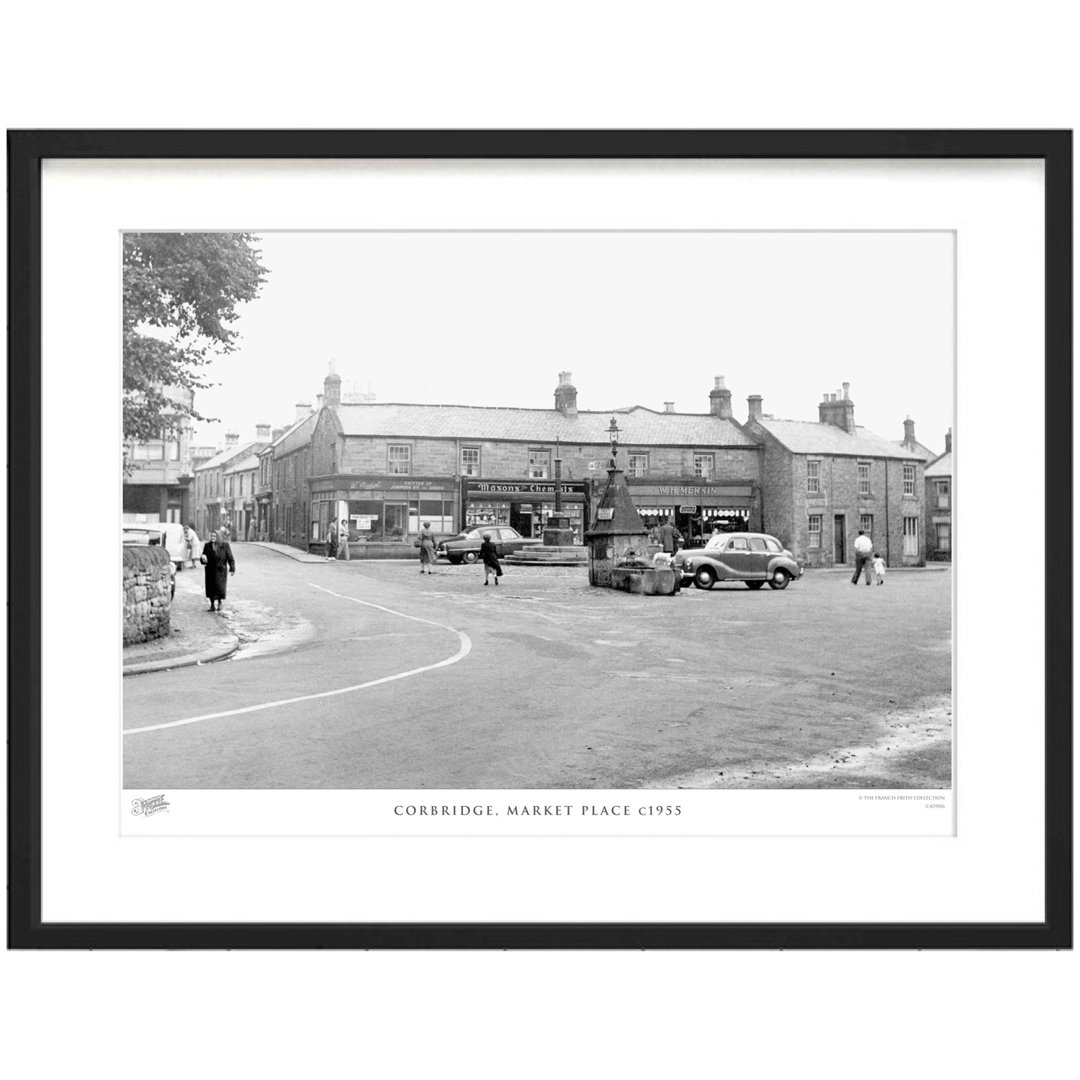 'Corbridge, Market Place C1955' - Picture Frame Photograph Print on Paper