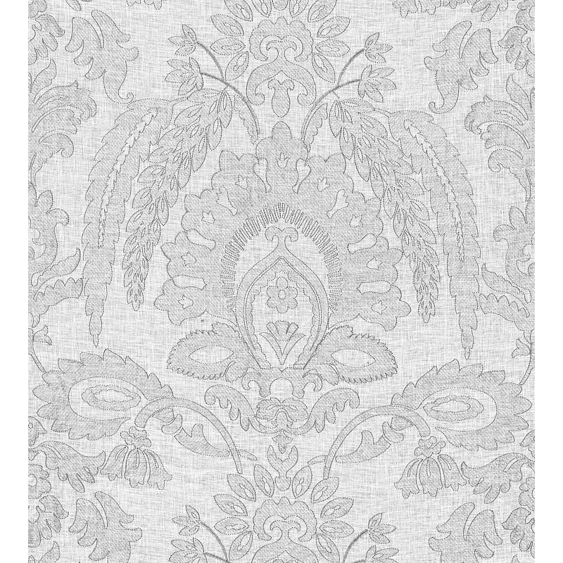 Tissu damassé transparent Lia Atmosphere, Brume