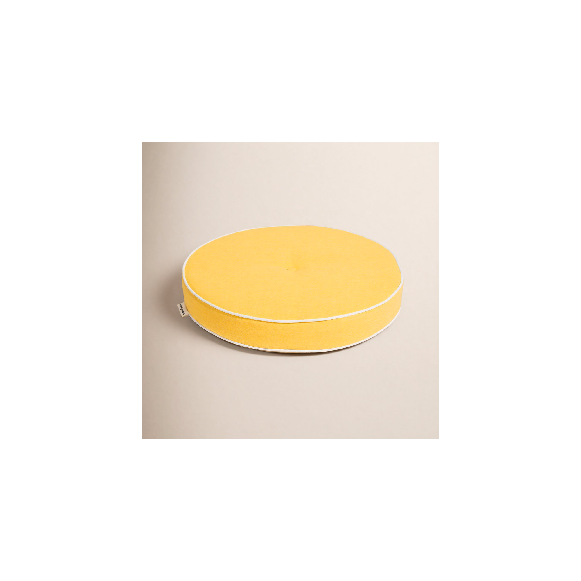 Rivie Outdoor Seat Cushion, Yellow