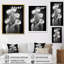 «Iyaad Grey Cactus Elegance In Mon monochrome II», reproduction sur toile-1438369654-1438369657