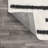 Colline Berber Stripe Shag White/Gray Rug-1853748483