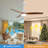 AuraVista 52" Modern 3-Blade Ceiling Fan with Light Kit & Remote Control – Downrod Mount for Stylish Airflow-902319705-902319687