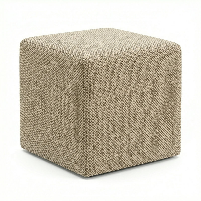 Berlin Gardens Lilly Hive 20" Square Pouf, Khaki
