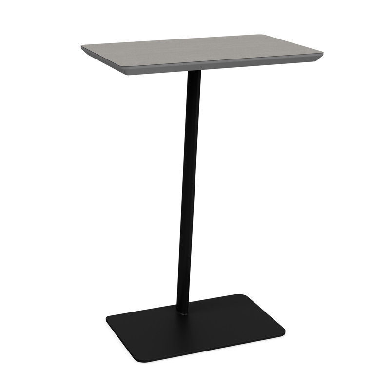Pieds de table Darsey, Sergé sarrasin, Noir