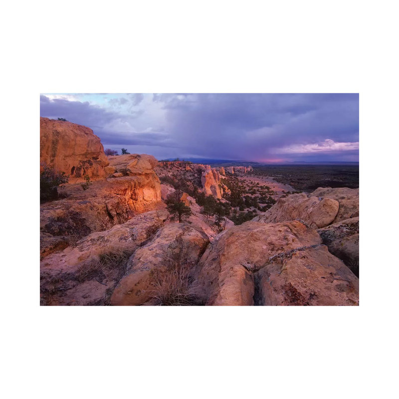Rocky Outcroppings In El Malpais National Monument, New Mexico by Tim Fitzharris - Wrapped Canvas Gallery-Wrapped Canvas Giclée