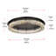 Plafonnier encastré à DEL 17,7 po Bodell-812855797-812855748-812855744