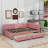 Full Upholstered Sofa Daybed with Drawers-889739984