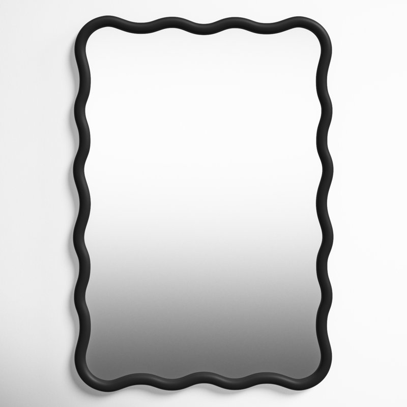 Andy Engineered Wood Rectangle Wall Mirror