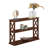 Arthella 3-Tier X-Design Console Entryway Sofa Table With Shelves-835498711