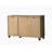Cortona 45"W Dusty Gray Oak Finish 3-Door Shoe Cabinet-972224742