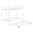 Metal Twin Over Twin Bunk Bed With Trundle, Ladder And Safety Guardrails-201891520