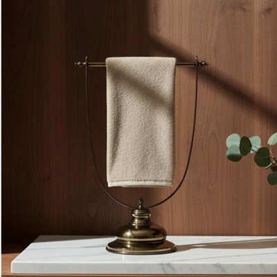 Handmade Brass & Bronze Freestanding Towel Stand
