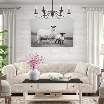 Islay Sheep I 1 Piece Wrapped Canvas Wall Art