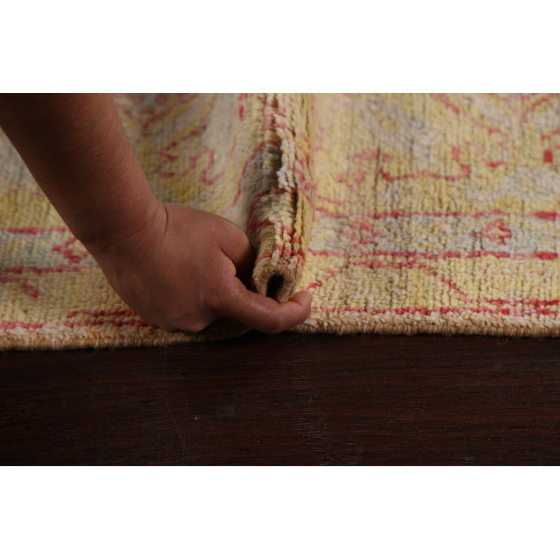 Tapis Oushak en laine noué à la main 8 x 10