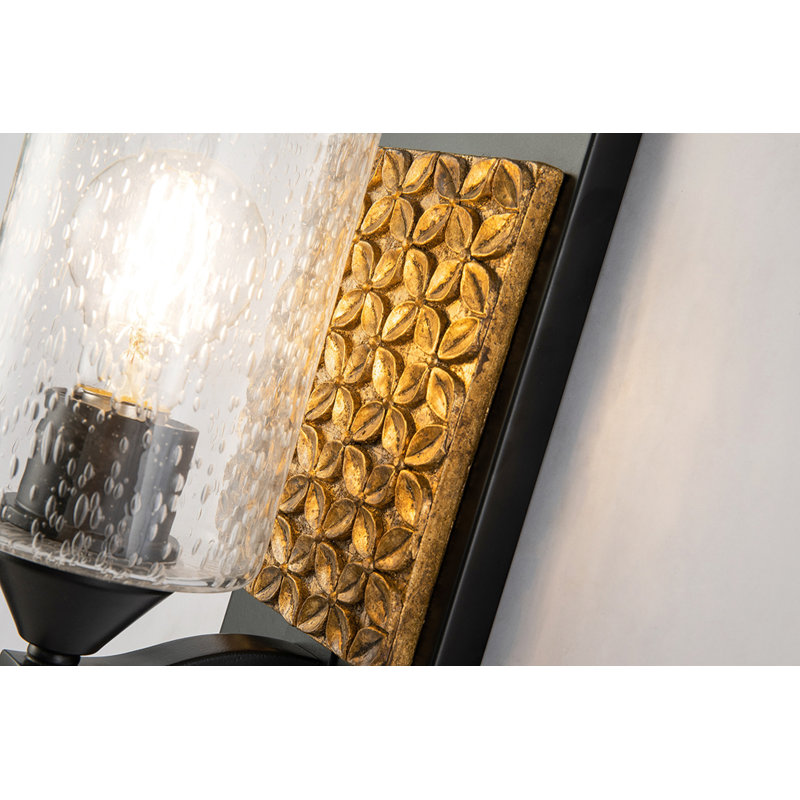 Stickles 1 Light Vanity, Dark Bronze/Gold