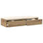 90cm W Manufactured Wood Bedside Table