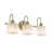 Gjystina 3-Light Dimmable Gold-Black/Chrome Crystal Vanity Light-1953335485-2001491334