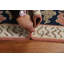 Tapis de couloir oriental unique à motif géométrique noué à la main 2 pi 11 po x 11 pi 8 po
