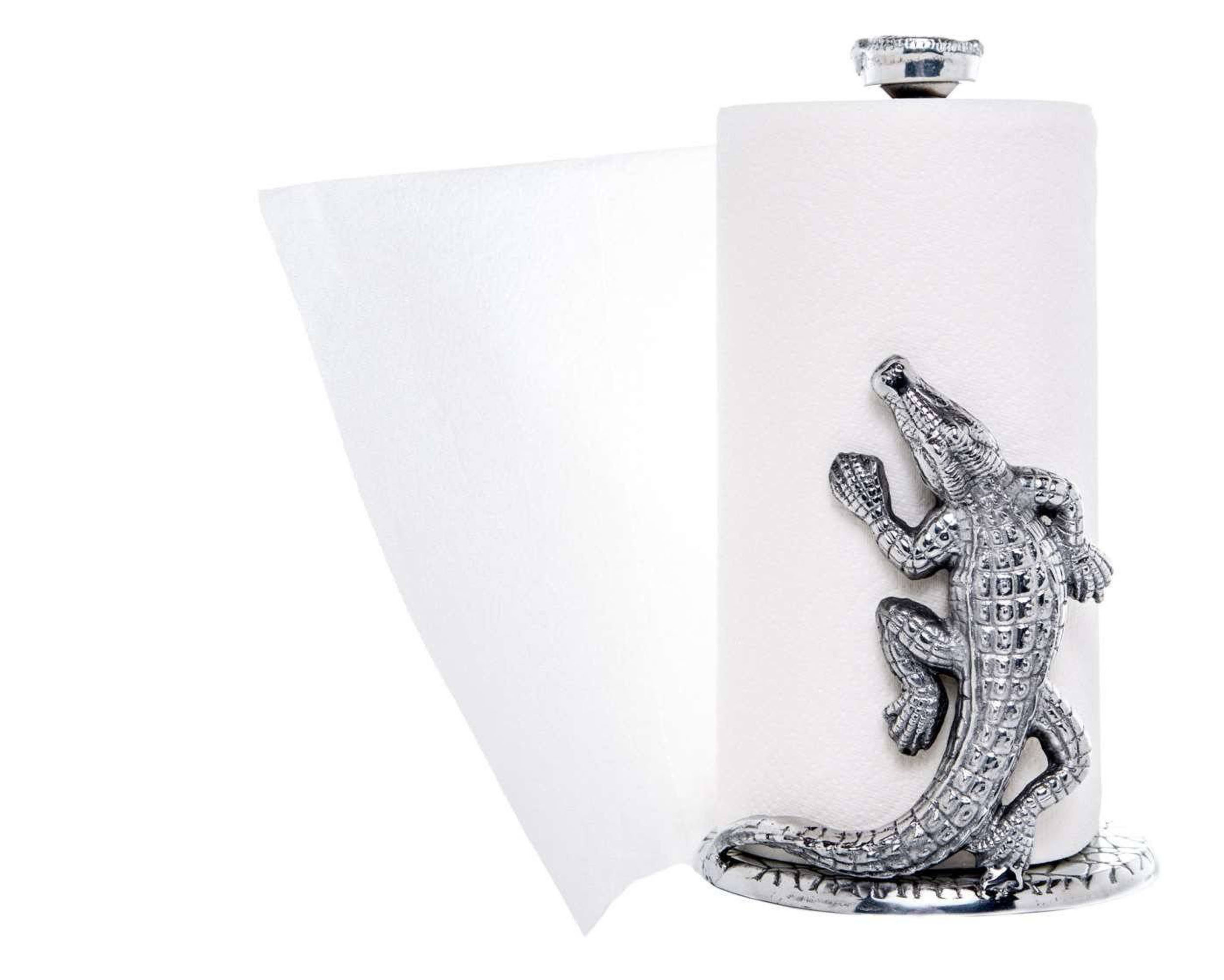 Alligator Metal Paper Towel Holder