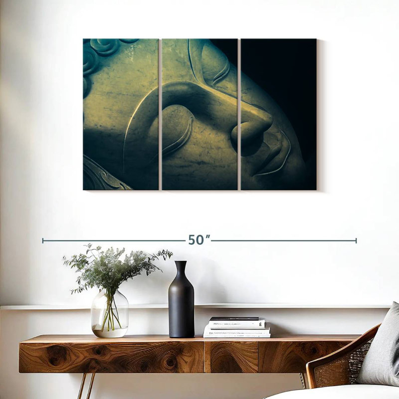 Adella Detailed Sleeping Buddha, 24" H x 38" W