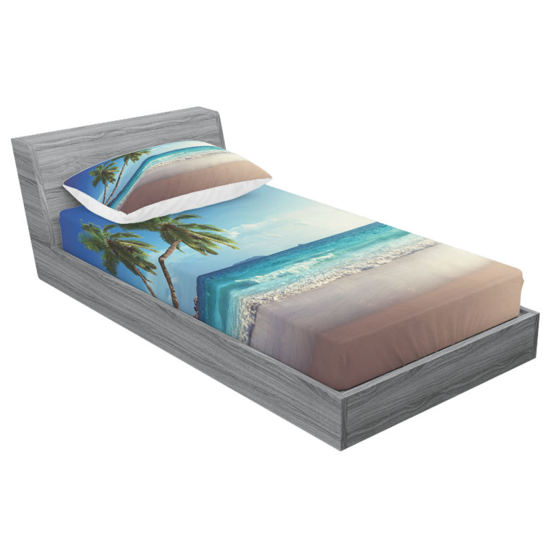 Microfiber Sheet Set, Twin Sheet Set with Fitted Sheet
