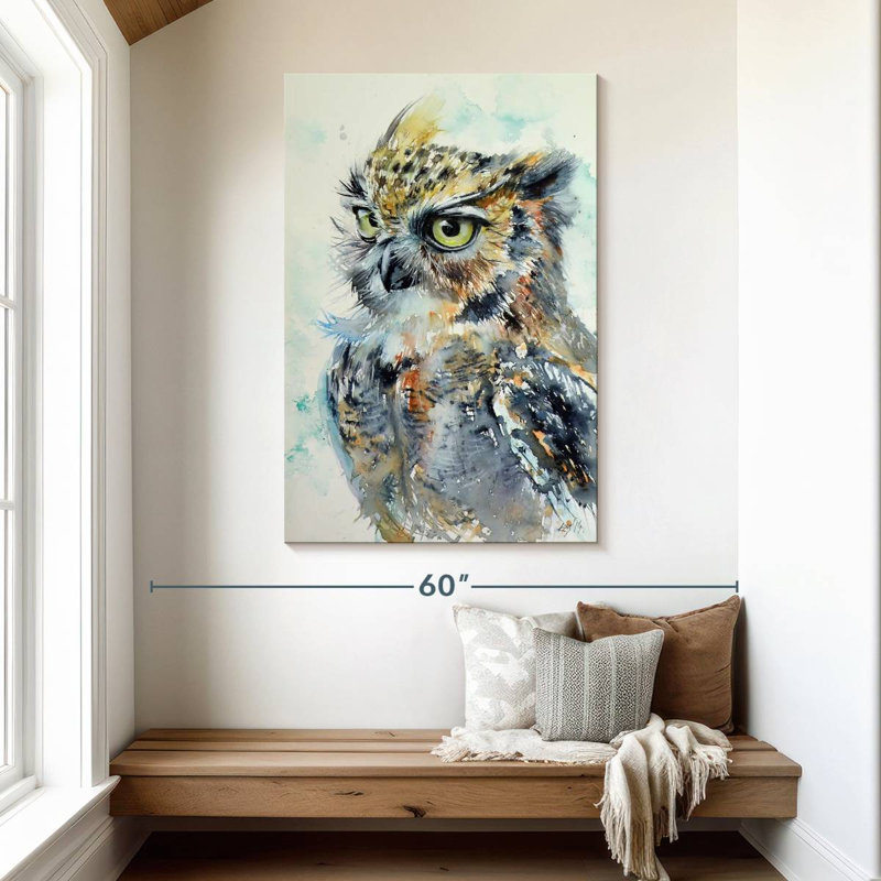 Brampt Proud Owl, 48" H x 32" W
