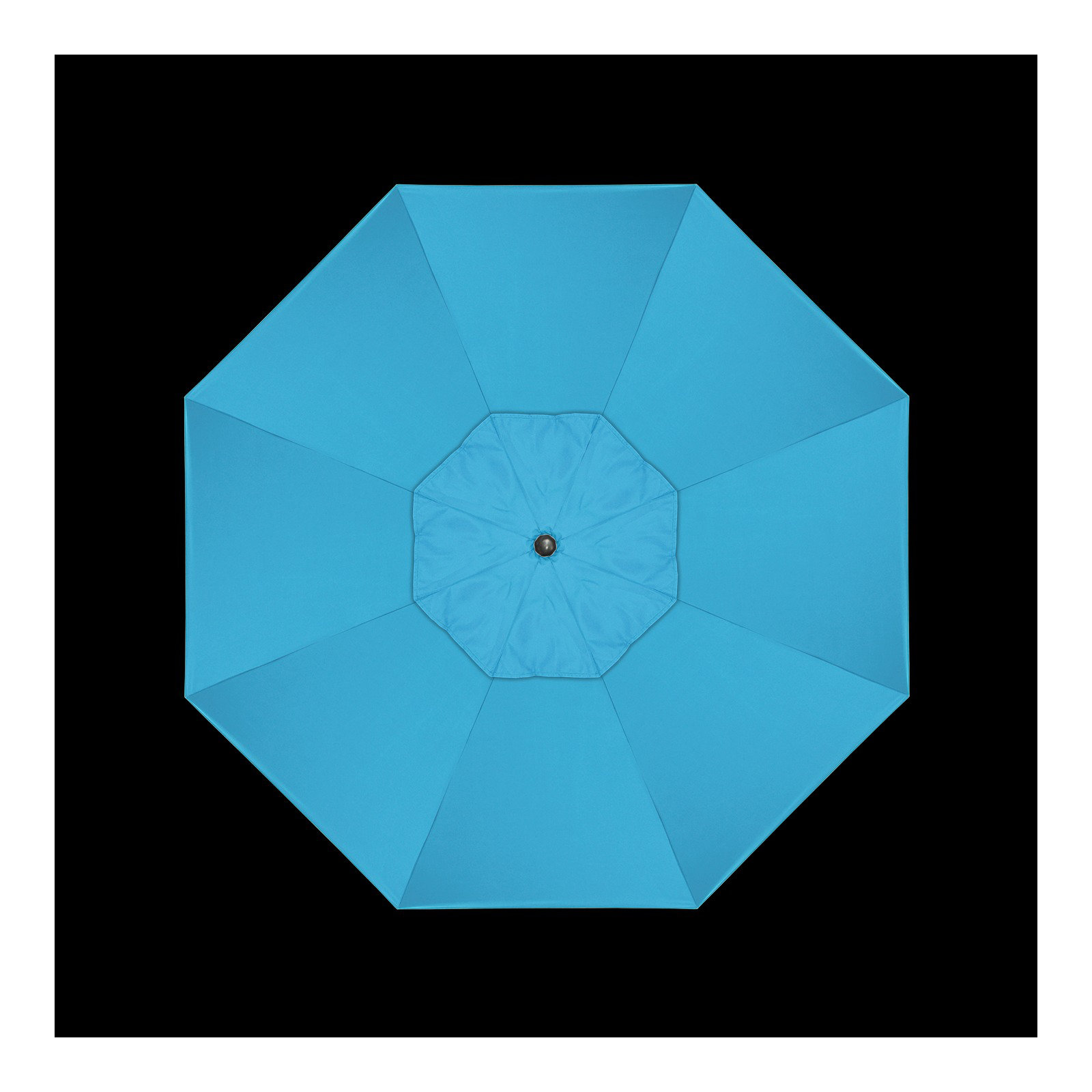9' Market Sunbrella Umbrella, Canvas Cyan Sunbrella® Canvas