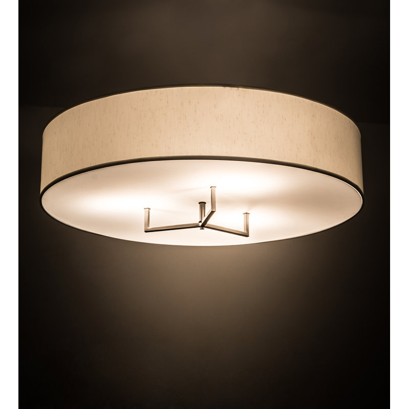 Plafonnier semi-encastré 4 lumières 36 po Demille