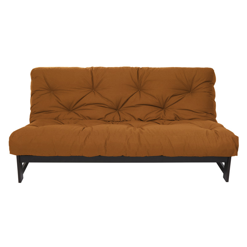 Distefano 8'' Memory Foam Futon Mattress Futon  Mattress, Full, Cinnamon