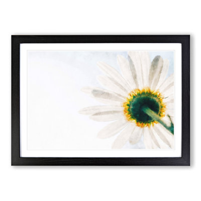 White Daisy Vol.1 Painting - Picture Frame Graphic Art