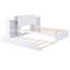 Lit plateforme avec rangement et tablettes gigognes-217835087
