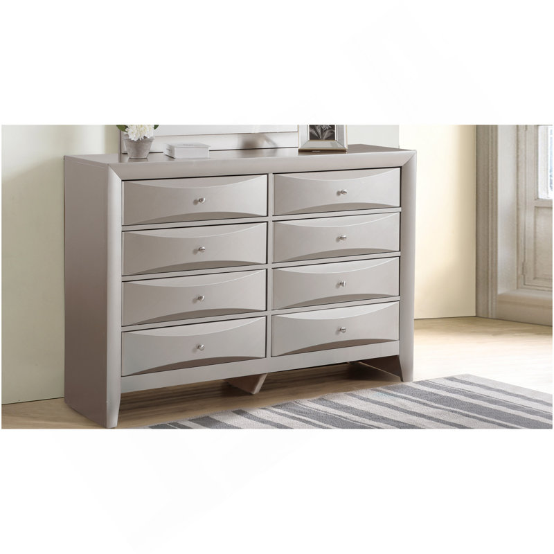 Commode Marilla G1503-D, champagne argenté, Champagne