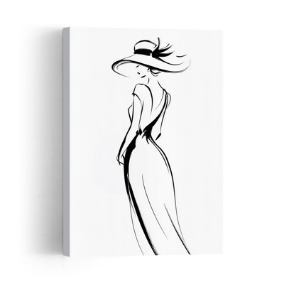 Evening Allure Abstract Contemporary Wall Art Print
