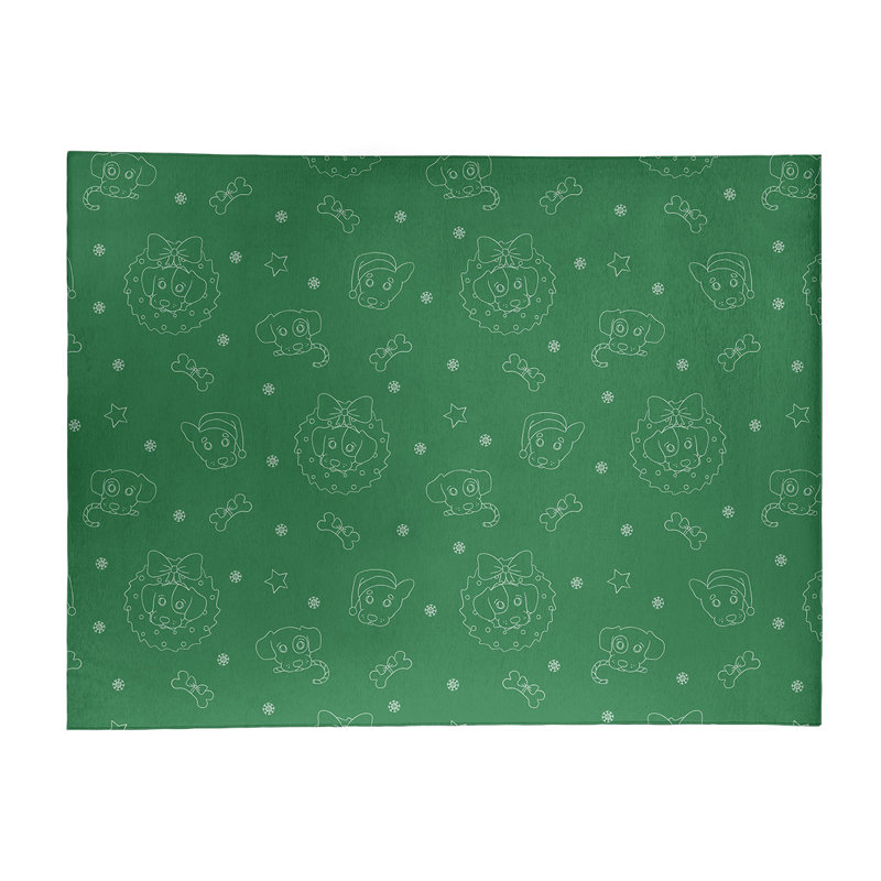 Chenille Indoor Rug, Rectangle 5' x 7'