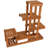 Turnbridge 7-Tier Brown Meranti Wood Outdoor Plant Stand