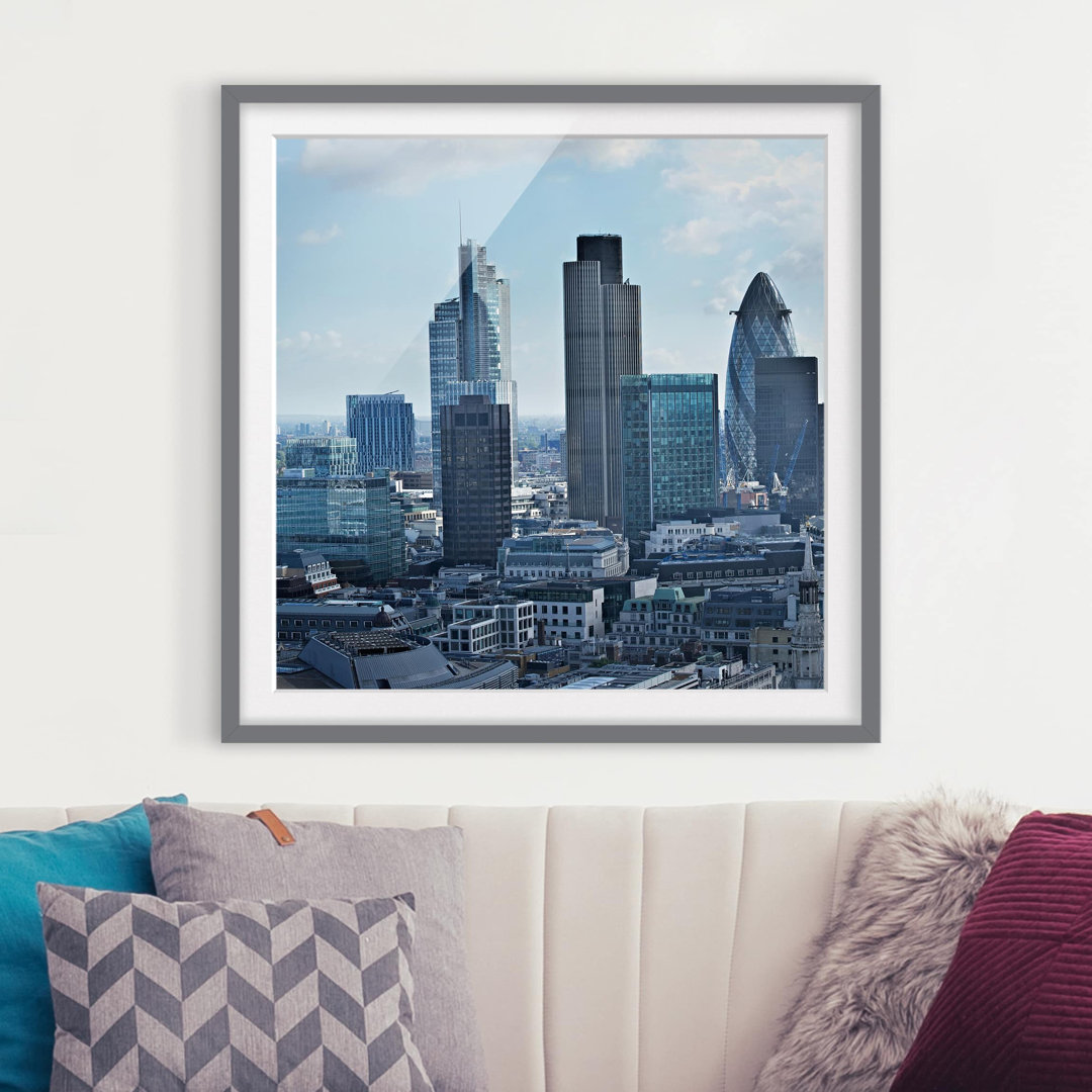 Gerahmter Fotodruck London Skyline