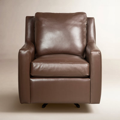 Morlan Upholstered Swivel Armchair