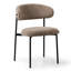 Chaise rembourrée avec pieds en métal-876850810